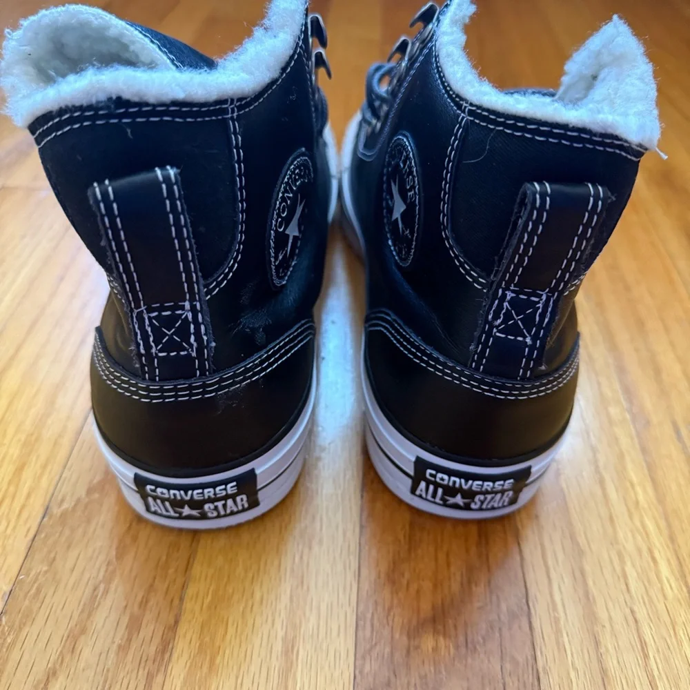 Converse Black and White Sneakers - Picture 4 of 6